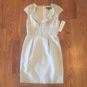 NWT Aiden Mattox Tan Dress Size 4